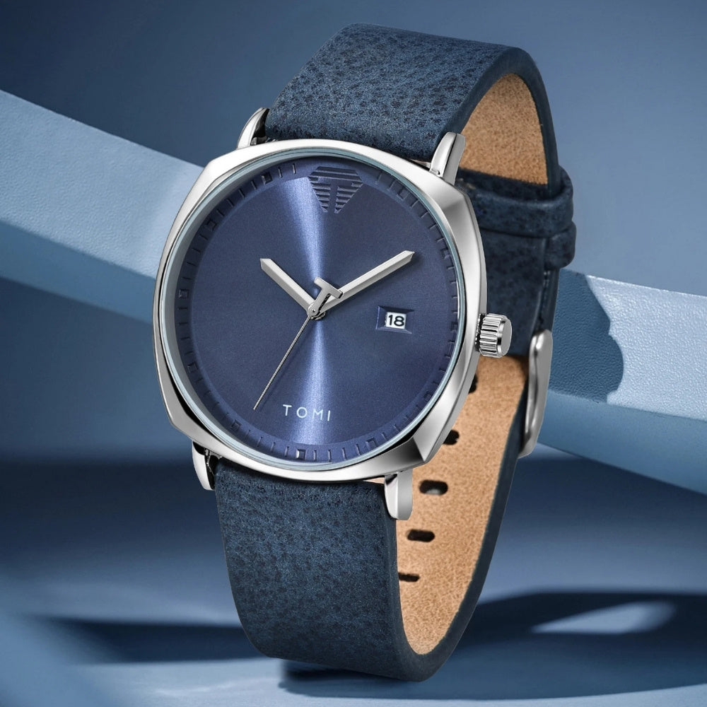 Herrklocka 40mm – Minimalistisk design, metallboett