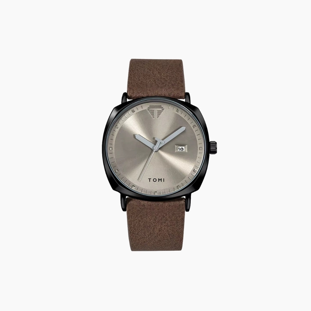 Herrklocka 40mm – Minimalistisk design, metallboett